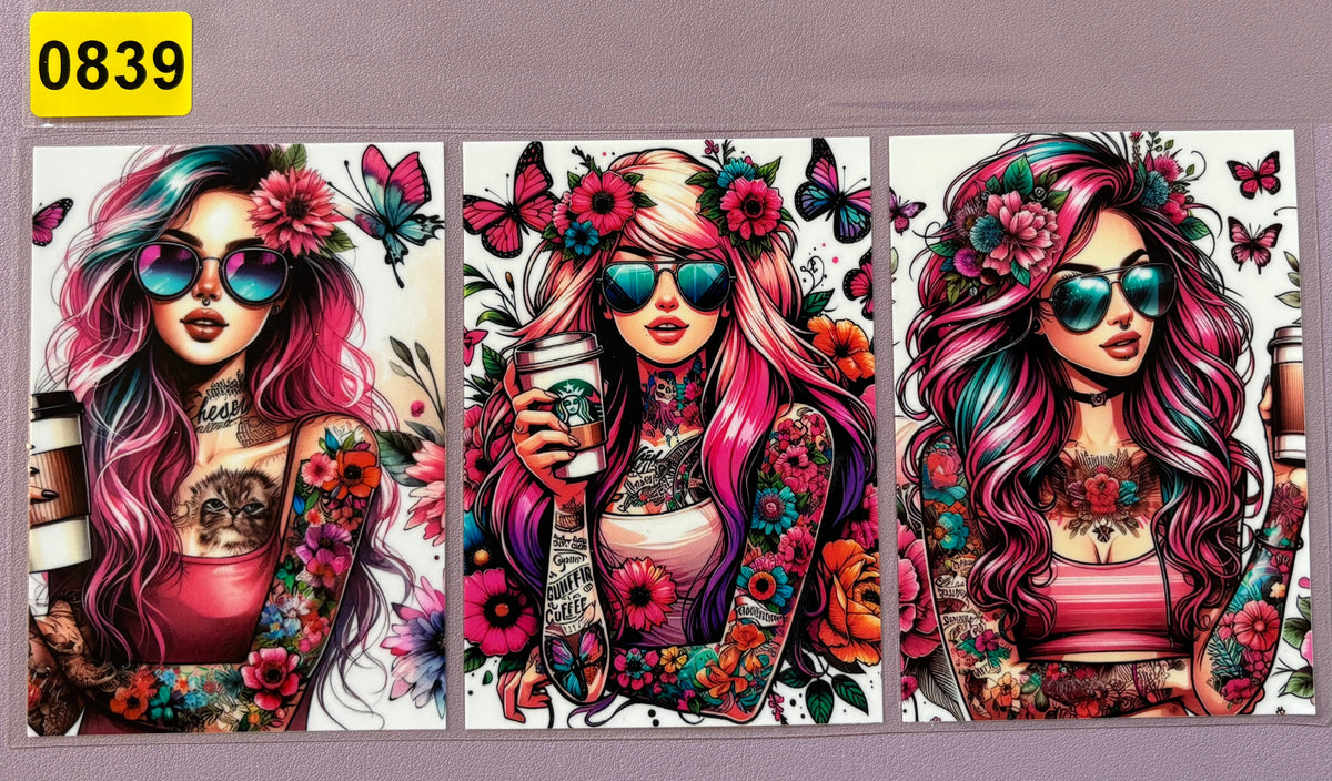 Tattoo Girls/Pretty Ladies/Sugar Skulls 0839